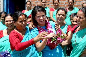 SELENA GOMEZ: Raising Issues Of Nepalese Children