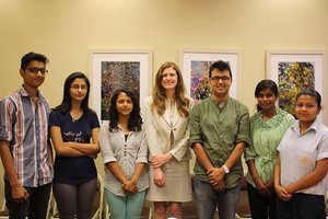 Six Nepali Student leaders in US visit
