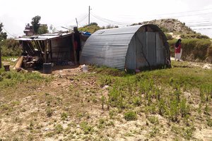 Temporary shelters of some Tamang househods in Dhulikhel after Earthquake 2015 (1).jpg