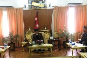 Thai Ambassador Unakul Paid A Farewell Call To PM Koirala