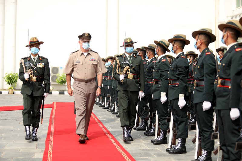 US Army General honor of Guad at Nepal Army.jpg