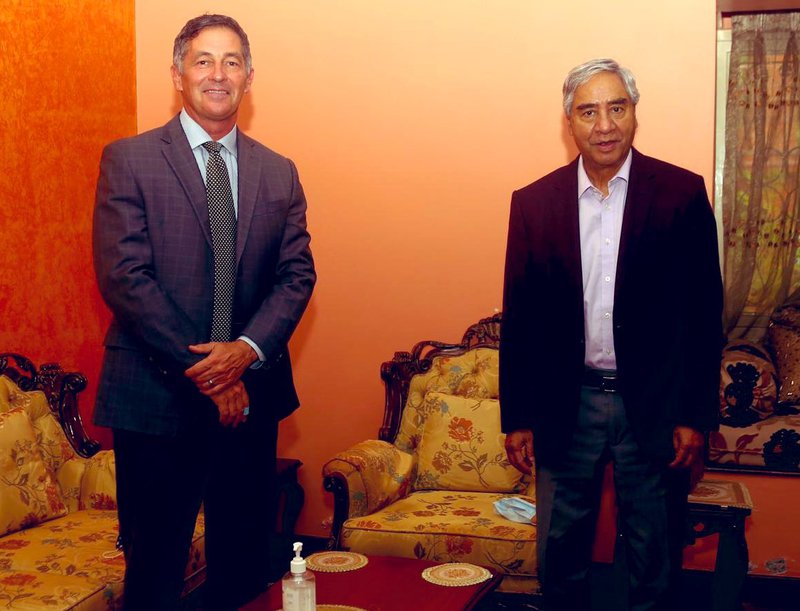 US ambassdor call on Deuba.jpg