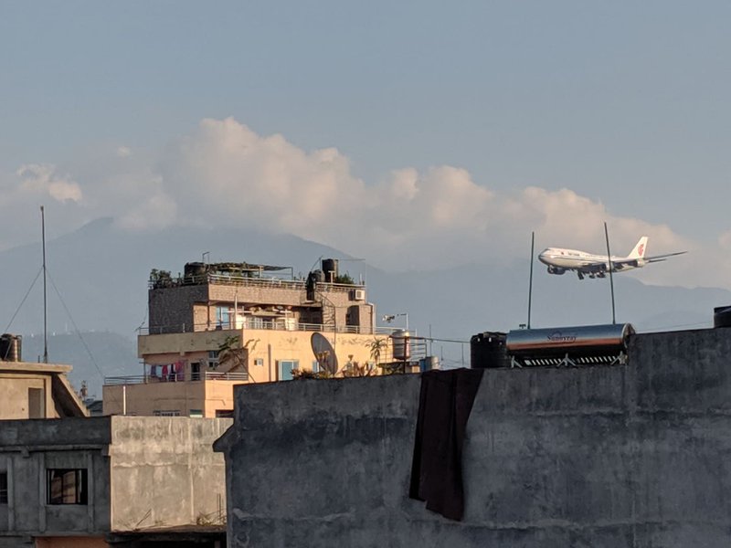 Xi&#x27;s plane over Koteshwor.jpg