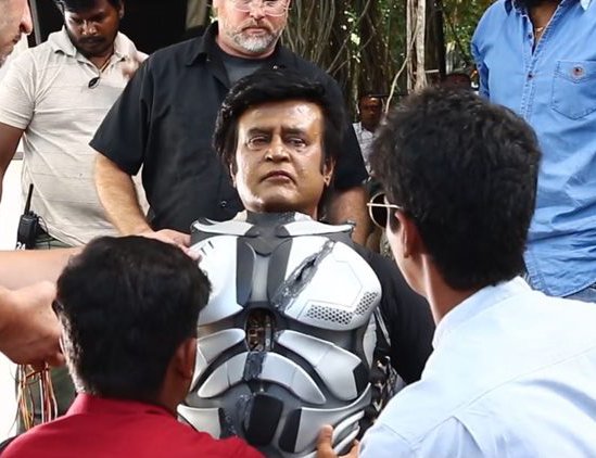 2.0 Making Video Reveals How Rajinikanth s Looks Were Accomplished New Spotlight Magazine