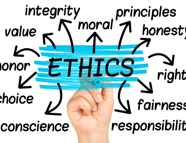 ethical values declining linkedin tweet mail comments